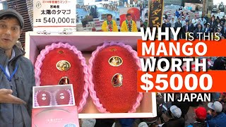 5000 Mango at Auction ー but WHY ★ ONLY in JAPAN [upl. by Rozina564]