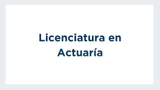 Licenciatura en Actuaría en la Facultad de Ciencias UNAM [upl. by Alyda]