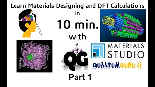 Introduction to Materials Studio Molecular Modeling Part 1 [upl. by Maude]