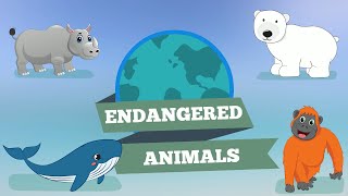 Endangered Animals  Science for Kids  PrimaryWorld [upl. by Jara859]