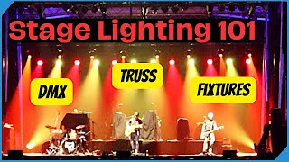 Mastering Stage Lighting Basics Truss Fixtures DMX and Power Cable Fundamentals [upl. by Nailluj]