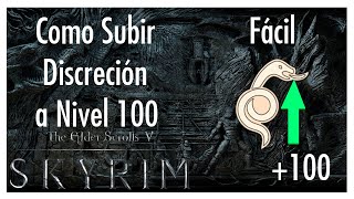 CÓMO subir SIGILO a Nivel 100 RÀPIDO y Fácil  Skyrim 👈👈 [upl. by Ib97]