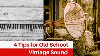 4 Tips to make Audio Sound Older  Vintage Audio Processing [upl. by Irdua866]