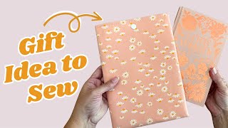 Sew A DIY Book Sleeve For The Book Lover In Your Life [upl. by Aisanat]