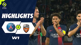 PARIS SAINTGERMAIN  FC LORIENT 0  0  Highlights  PSG  FCL  20232024 [upl. by Winterbottom]