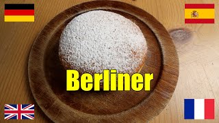 🍞 BERLINAS Receta de berlinaskrapfen [upl. by Wu]