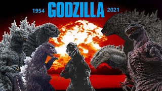 Godzillas Evolution 1954  2021 Every Roar [upl. by Clarkson]