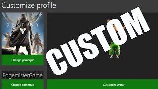 How to make Custom Gamerpics on Xbox One amp 360 patched [upl. by Kallista]