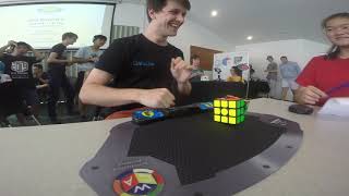 Rubiks Cube 416 official solve [upl. by Driskill]