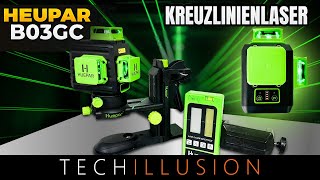 🔥Kompakter Kreuzlinienlaser 3x360° Huepar B03CG im Test😱  Huepar B03CG Laser  Review amp Test [upl. by Llezom207]