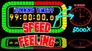 Speed feeling 99 Hours Rectangle timer countdown alarm🔔 Speed 1x5000x [upl. by Adnolahs]