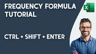 How to Use the FREQUENCY Function in Excel [upl. by Olympias]