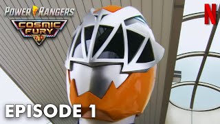 Power Rangers Cosmic Fury Episode 1  Orange Ranger Entry [upl. by Ynnad]