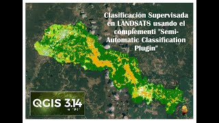 Clasificación Supervisada con Imágenes Landsat8 en QGIS quotPiquot y SemiAutomatic Classification Plugin [upl. by Isus]