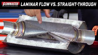 Tech Tip StraightThrough Mufflers vs Laminar Flow Mufflers [upl. by Crockett]