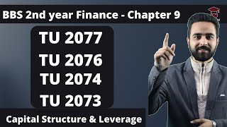 BBS 2nd year Finance Chapter 9  Capital Structure and Leverage  TU 2077 2076 2074 2073 [upl. by Adore]