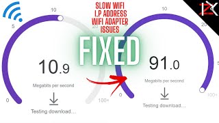 How To FIX WiFi Issues  IP Address  WiFi Adapter  Slow WiFi Speeds On PC Problems FIXED [upl. by Ellinej206]