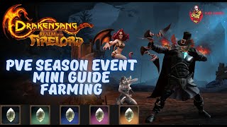 Drakensang Online PVE Season Event Mini Guide Farming Drakensang Dso mmorpg [upl. by Daryle]