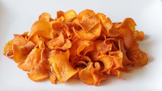 How to Make Thin Crispy Sweet Potato Chips  Easy Potato Chip Recipe [upl. by Asoral457]