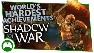 Shadow Of War  Worlds Hardest Achievements  Second Age Warrior [upl. by Neenad]