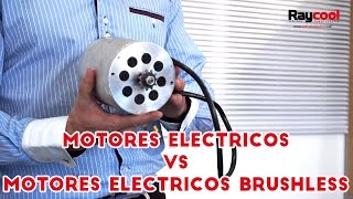 TUTORIAL Motor con escobillas vs Motor brushless [upl. by Ahsetel]