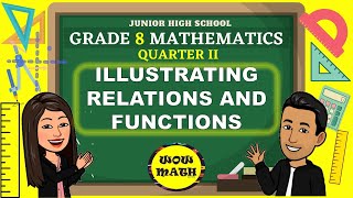 ILLUSTRATING RELATIONS AND FUNCTIONS  GRADE 8 MATHEMATICS Q2 [upl. by Gord334]