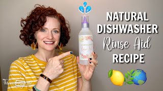 DIY Natural DISHWASHING RINSE AID Recipe Tutorial [upl. by Aylat572]