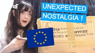 Unboxing EUROPEAN CANDY [upl. by Atinuhs]