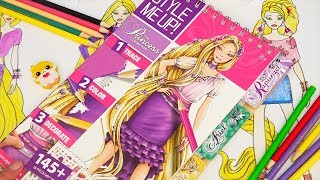 Modas al estilo Rapunzel  Diseño vestidos inspirados en princesas de Disney en español [upl. by Duvall818]