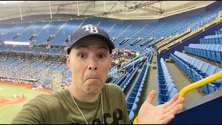 ALONE IN THE UPPER DECK Bizarre experience at Tropicana Field [upl. by Joe]