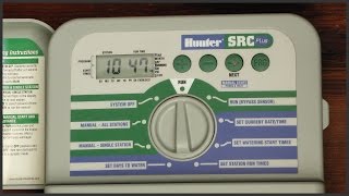 How To Program A Hunter SRC Plus Sprinkler Timer [upl. by Anayia]