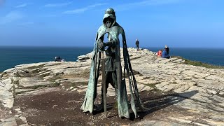 Visit to Tintagel Castle Cornwall Full length Video Footage [upl. by Fonseca]