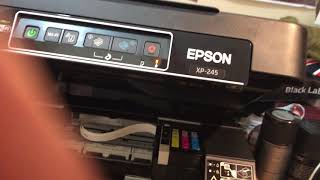 Replace or refill Ink Cartridges Epson XP245 2019 [upl. by Lomasi]