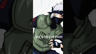 Kakashi chidori edit anime animedrawing art howtodrawanimeboy [upl. by Domella770]