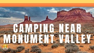 Camping In Monument Valley Utah  BLM Land Boondocking and Gouldings Resort Full Hookups [upl. by Carpio618]