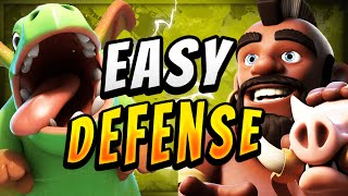 UNBREAKABLE DEFENSE STRONGEST HOG CONTROL DECK — Clash Royale [upl. by Matthiew508]