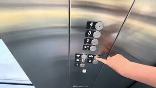 New 2022 KONE Ecodisc VR Traction Elevator  West Parkade  UW Bothell  CasColl Bothell WA [upl. by Kallick]