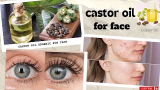 Castor Oil For Face  Castor oil benefits  How to use castor oil on face [upl. by Pool]