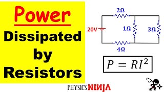 DC Circuits  Power Dissipated in Resistors [upl. by Ahsilad197]