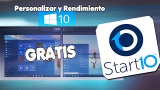 Windows 10 Personaliza y Mejora el Rendimiento  Start Menu 10 en Español [upl. by Yerhcaz]