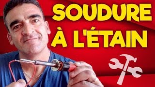 COMMENT SOUDER UN FIL A L ÉTAIN [upl. by Rue3]