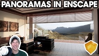 Rendering PANORAMAS in Enscape for SketchUp [upl. by Aliber258]