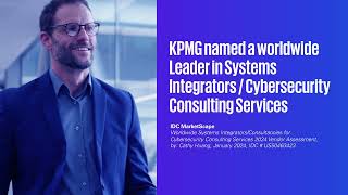 KPMG recognized as a top firm for Risk amp Cyber services [upl. by Higley175]