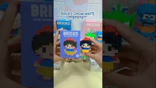 Bricks Snow White bricks brick nanoblock youtubeshorts youtube labubu [upl. by Ahsote]