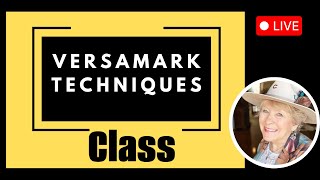 VersaMark Transforms Your Cards 6 Techniques Including Heat Resist [upl. by Adliw]