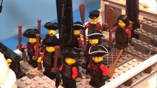 LEGO Pirates Peril of the Black Sea Barracuda Stop Motion [upl. by Phylis]