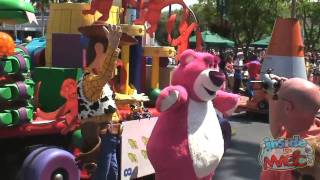 LotsoHuggin Bear Lotso dances in his first Block Party Bash at Disneys Hollywood Studios [upl. by Aneerak]