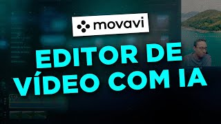 ESSE EDITOR para INICIANTES ME SURPREENDEU  Movavi Video Editor 2023 [upl. by Annoed]