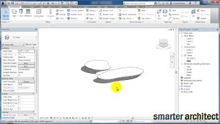 Revit Roof Tutorial  Revit Curved Roof [upl. by Howund]