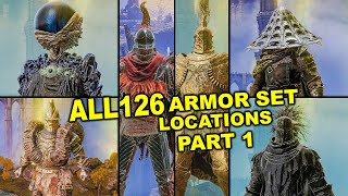 Elden Ring  How To Get All Armor Sets Part 1  All Altered amp Individual Pieces [upl. by Merrick349]